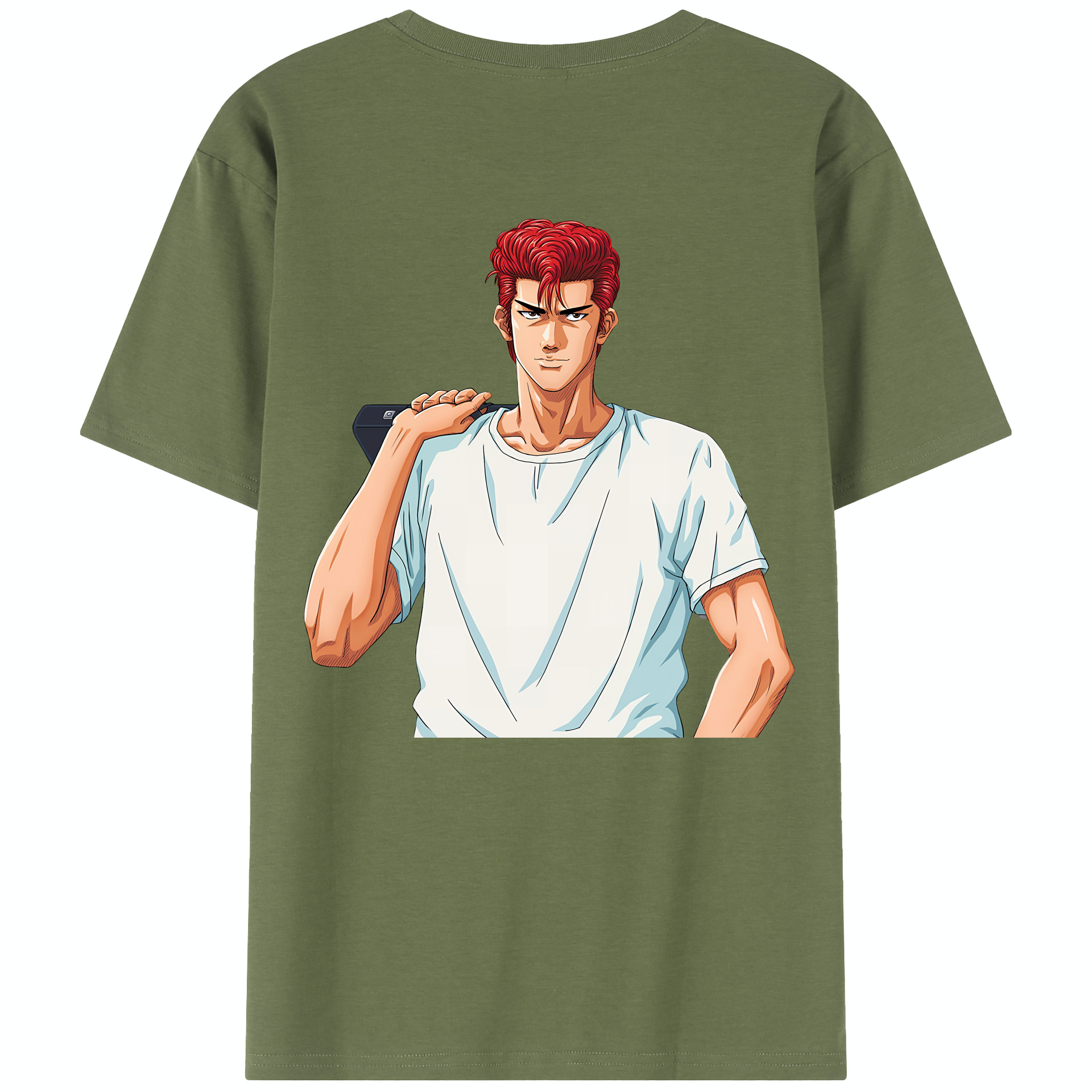 SLAM DUNK／スラムダンク 綿100％半袖Tシャツ（背面プリント）
